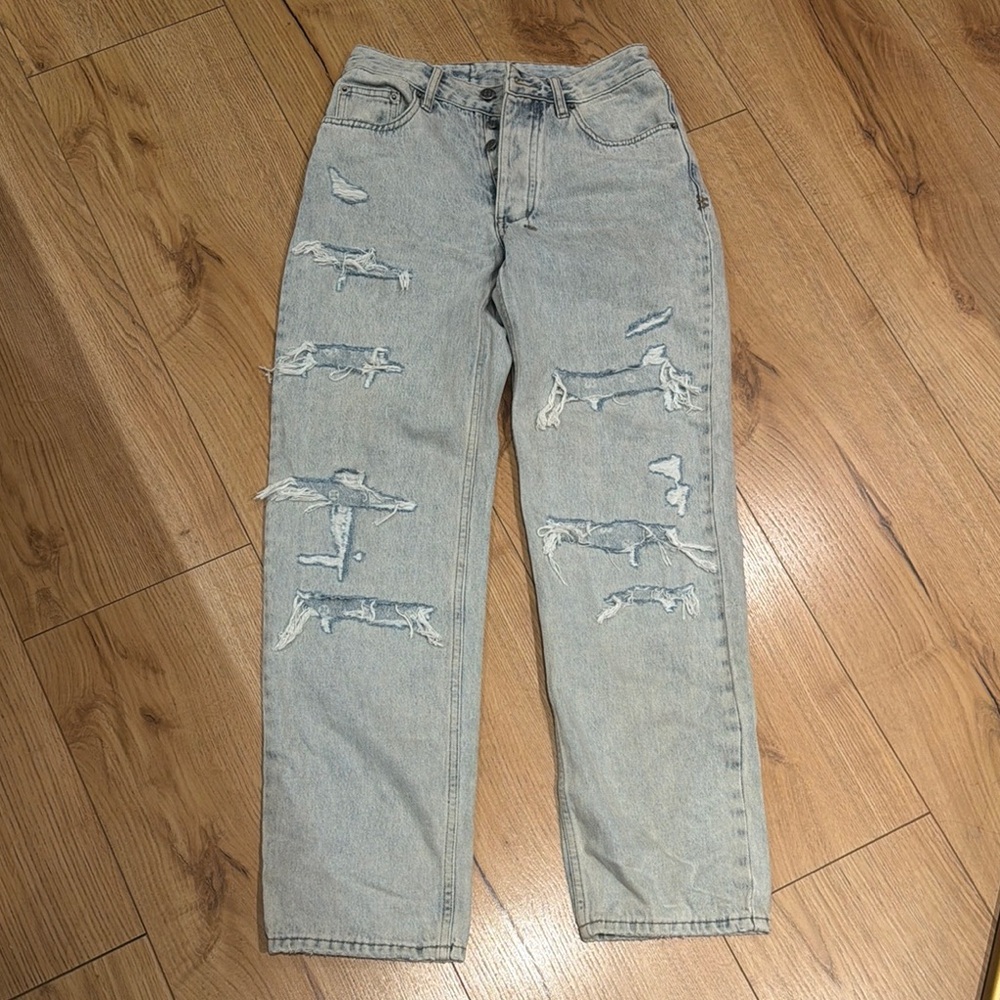 Ksubi light blue ripped jeans